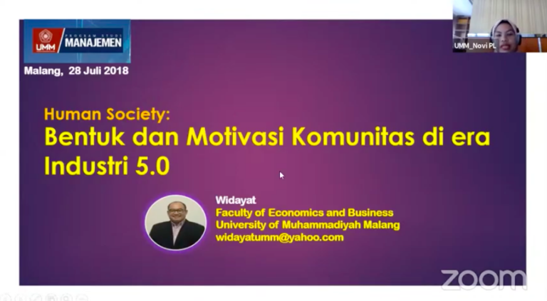 Isu Human Society in Management Jadi Pembahasan Bincang Ilmah Dosen Prodi Manajemen