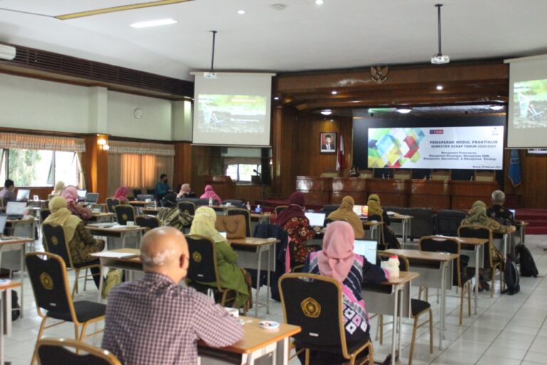 Pemaparan Modul Praktikum Akhiri Rangkaian Revitalisasi Modul Lab Manajemen