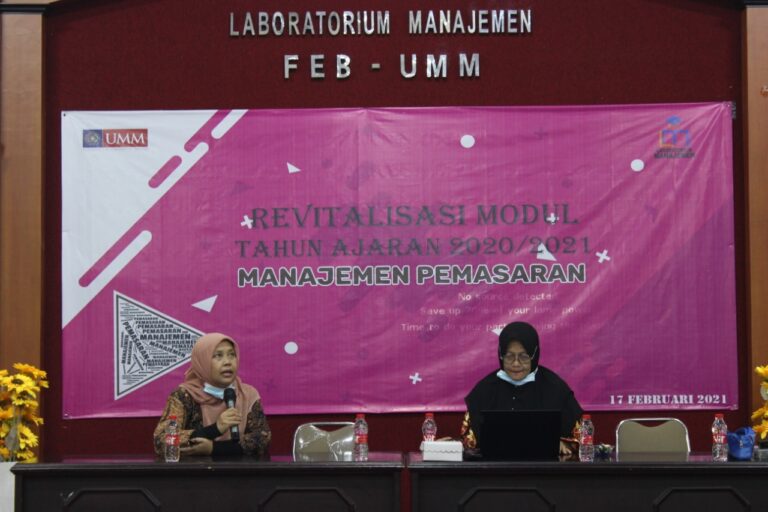 Revitalisasi Modul Manajemen Pemasaran untuk Menyambut Praktikum Semester Genap 2021