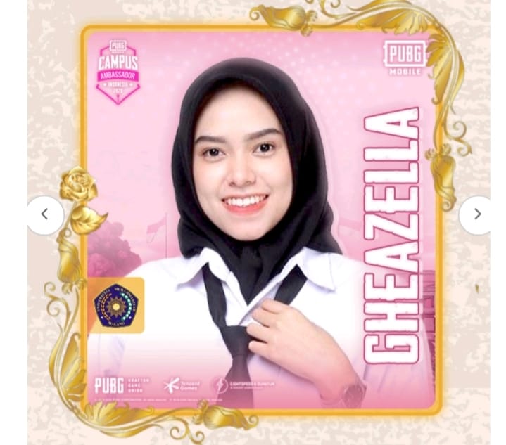 Gheazella Ramadhianti Ridwan 16 besar PMCC Ambassador 2020