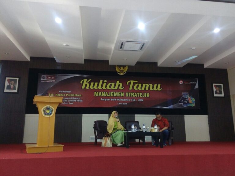 Prodi Manajemen Gelar Kuliah Tamu Manajemen Stratejik