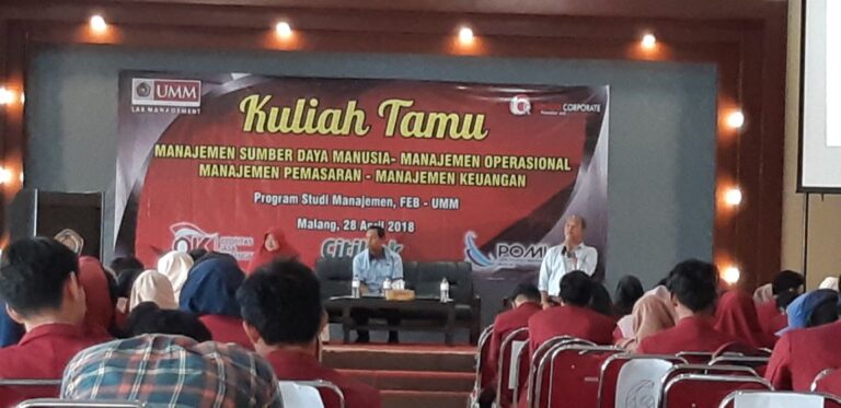 Prodi Manajemen Gelar Kuliah Tamu 4 Bidang Manajemen
