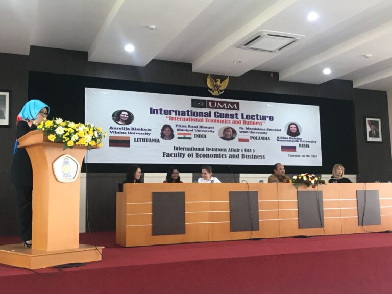 FEB UMM Perkenalkan “ International Guest Lecture”