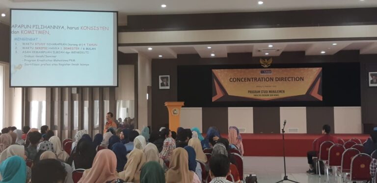 Prodi Manajemen Bekali Mahasiswa Konsentrasi Pilihan
