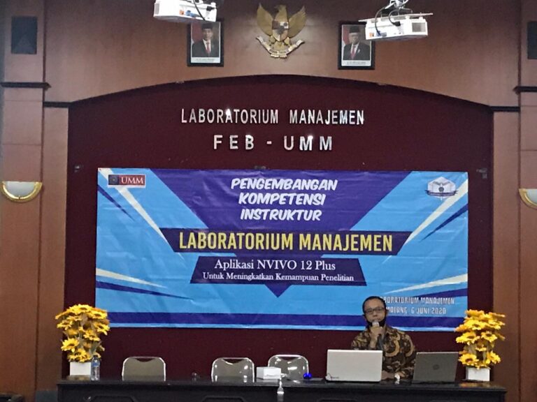 Perkuat Kemampuan Penelitian : Lab. Manajemen Adakan Pelatihan NVIVO