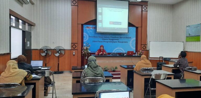 Pusat Pengembangan Manajemen Agendakan Pelatihan Sitasi dalam Penulisan Jurnal Ilmiah