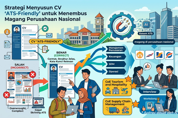 Strategi Menyusun CV “ATS-Friendly” untuk Menembus Magang Perusahaan Nasional