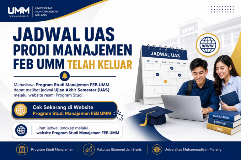 Jadwal UAS Semester Genap 2025/2026 Prodi Manajemen