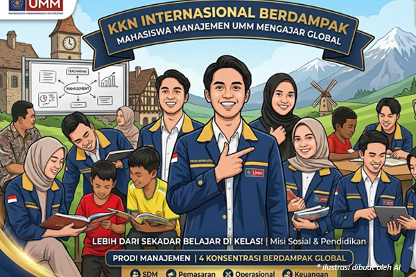 Bukan Sekadar Kuliah Teori, 8 Mahasiswa Manajemen UMM Ini Siap Terjun di KKN Internasional Berdampak