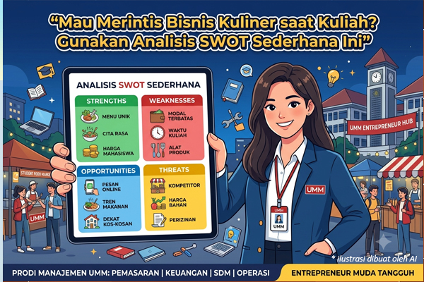 Mau Merintis Bisnis Kuliner saat Kuliah? Gunakan Analisis SWOT Sederhana Ini
