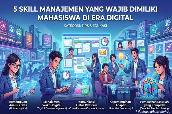 5 Skill Manajemen yang Wajib Dimiliki Mahasiswa di Era Digital