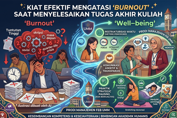 Kiat Efektif Mengatasi ‘Burnout’ Saat Menyelesaikan Tugas Akhir Kuliah