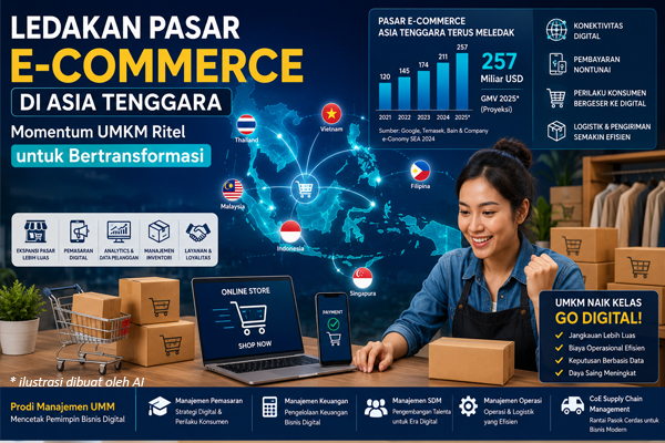 Ledakan Pasar E-Commerce di Asia Tenggara: Momentum UMKM Ritel untuk Bertransformasi