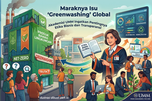 Maraknya Isu ‘Greenwashing’ Global, Akademisi UMM Ingatkan Pentingnya Etika Bisnis dan Transparansi