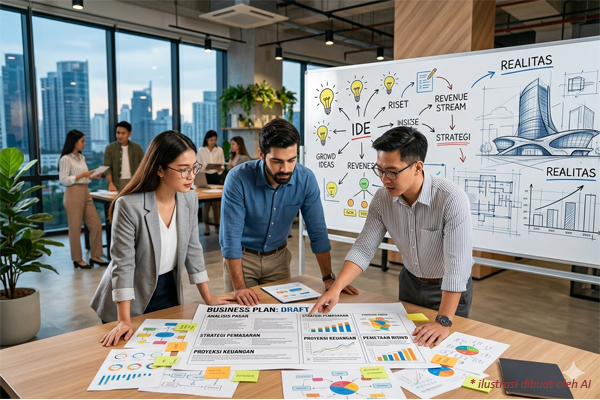 Mengubah Ide Menjadi Realitas: Formula Kunci Menyusun Business Plan Berstandar Profesional