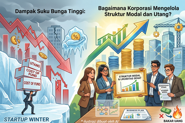 Dampak Suku Bunga Tinggi: Bagaimana Korporasi Mengelola Struktur Modal dan Utang?