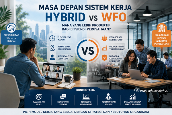 Masa Depan Sistem Kerja Hybrid vs WFO: Mana yang Lebih Produktif bagi Efisiensi Perusahaan?