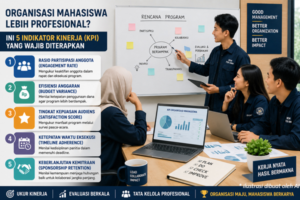 Organisasi Mahasiswa Lebih Profesional? Ini 5 Indikator Kinerja (KPI) yang Wajib Diterapkan