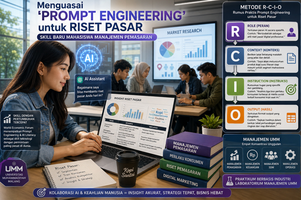 Menguasai ‘Prompt Engineering’ untuk Riset Pasar: Skill Baru Mahasiswa Manajemen Pemasaran